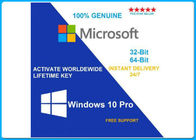 Licenza chiave, 32 64 chiave di Microsoft Windows 10 di aggiornamento del prodotto di vittoria 10 del bit pro