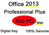 Codice chiave di Microsoft Office 2013 del PC del computer portatile, 500PC ufficio 2013 pro più la chiave del prodotto