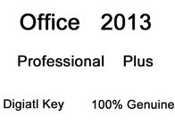 Professionista di Windows Microsoft Office più la scatola chiave 2013 di vendita al dettaglio del software del prodotto