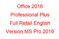Professionista multilingue di Microsoft Office più 2016 il bit del PC 32 di chiave 500 di vendita al dettaglio 64