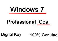 Licenza chiave, pro Coa 32/64bit dell'OEM Microsoft Windows 7 di chiave del prodotto di Windows 7