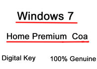 Autoadesivo online della licenza del COA del ms di chiave di attivazione di Windows 7 Home Premium