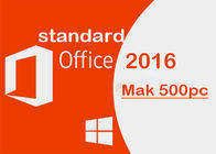 Utente standard della licenza 500PC di chiave di versione di Microsoft Office 2016