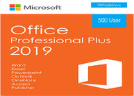 Codice genuino 500pc Microsoft Office 2019 pro più il Mak della licenza di chiave di attivazione