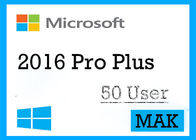 Più professionale dell'ufficio 2016 della licenza del PC dell'utente di Mak 50