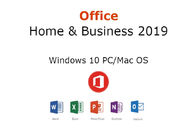 La casa dell'ufficio 2019 di Windows ed il pacchetto completo dell'HB al minuto di chiave di affari attivano online