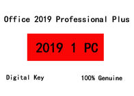 Codice chiave di Windows Microsoft Office 2019, chiave più dell'ufficio 2019 di conto di legatura 1PC