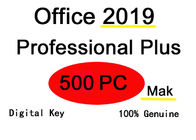Professionista dell'ufficio 2019 più 500 il Mak ufficiale del bit di download 32/64 della licenza del PC