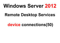 Chiave della licenza di Microsoft Server, collegamenti 2012 del desktop remoto 50 di Windows Server