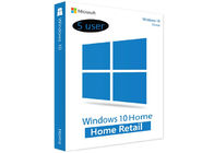Attivazione online di chiave della licenza di Microsoft Windows 10 dell'imballaggio al dettaglio