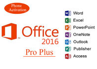 Professionista di Microsoft Office 2016 più 1 chiave della licenza del email di legatura dell'utente