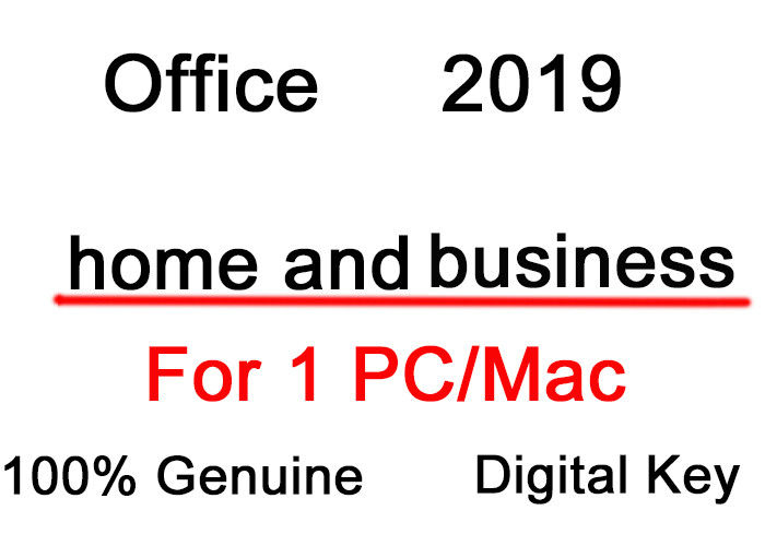 Casa di Microsoft Office ed affare 2019 per uso di vita del mackintosh 2PC di vittoria