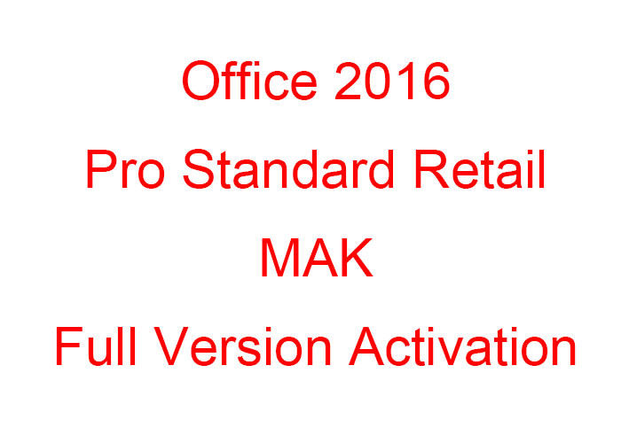 codice chiave di 50PC Microsoft Office 2016, ufficio genuino 2016 di codice del prodotto pro